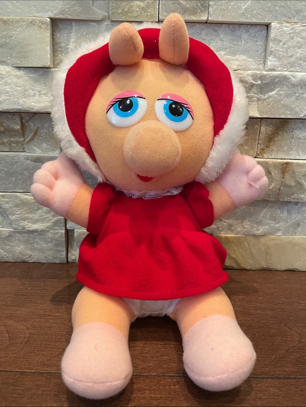 Vintage Miss Piggy plush doll